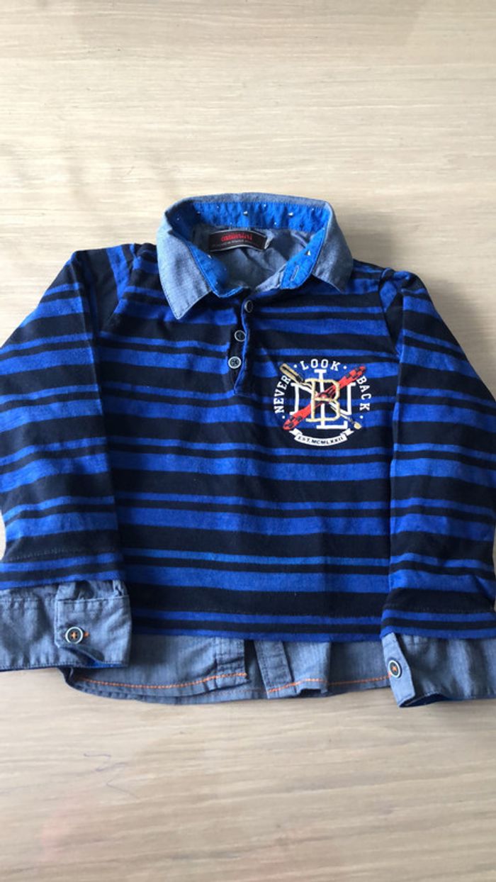 Polo chemise 2 en 1 Catimini