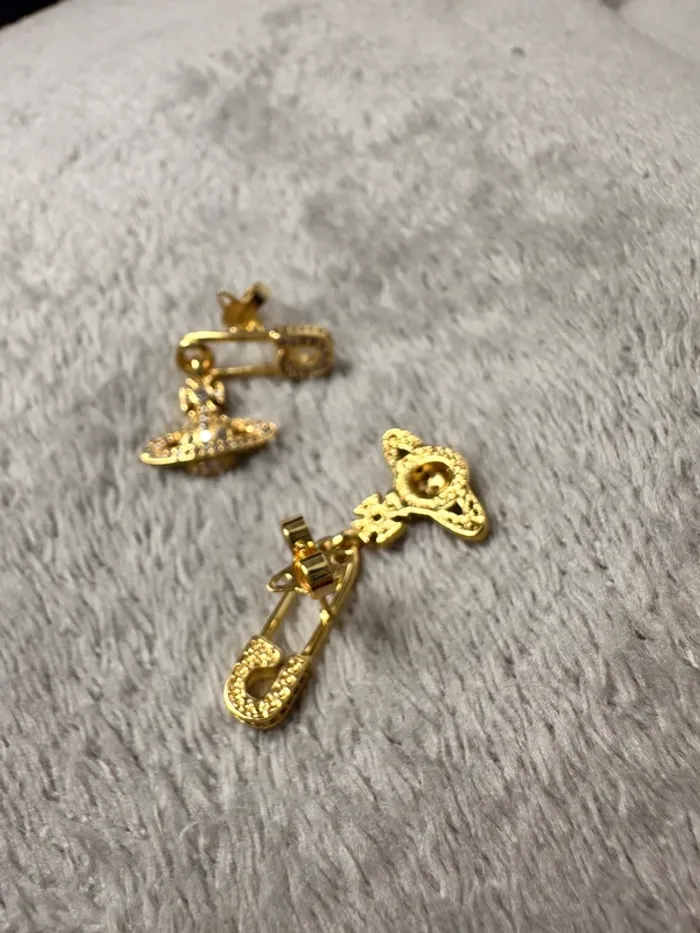 Boucles d’oreilles vivienne westwood or - photo numéro 3