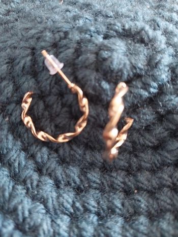 Boucles d'oreilles doré