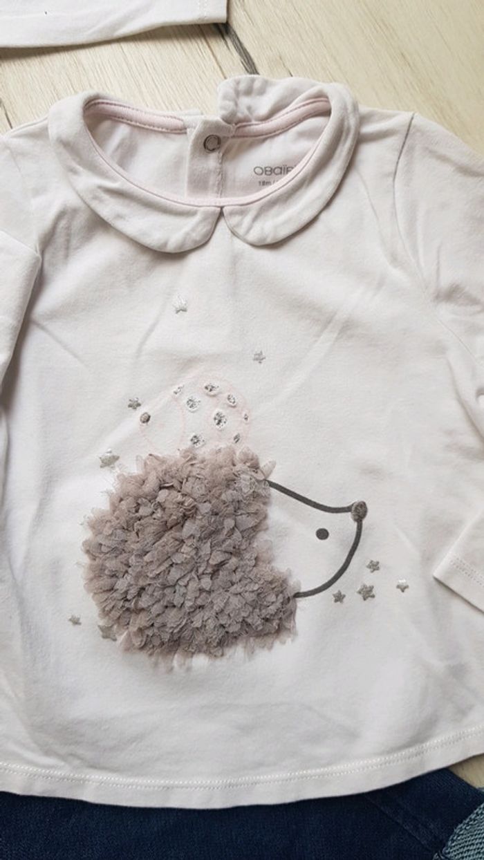 Lot de 3 articles fille 18mois obaibi tao - photo numéro 2