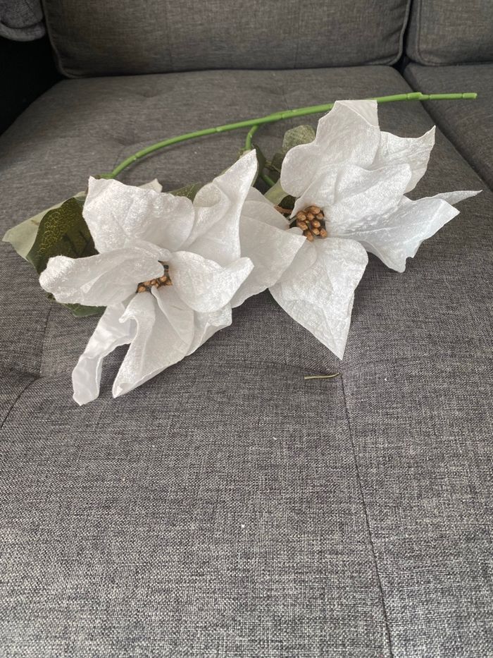 Fleur artificielle décorative x2