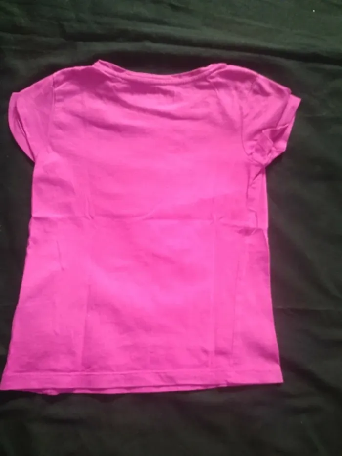 Tee shirt Fille Manches courtes 6 ans - photo numéro 3