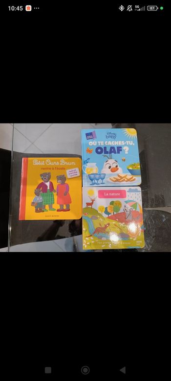 Lots 3 livres enfants