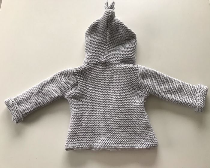 Manteau bébé Cyrillus en tricot doublé - photo numéro 3