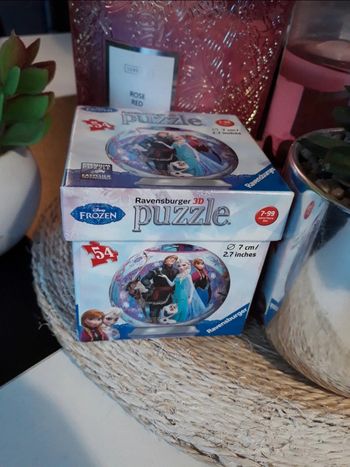 Puzzles Rond en 3D Reines des Neiges🌿🎁