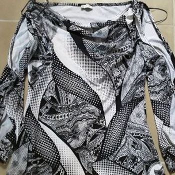 Tunique blanc noir femme en 42 TBE