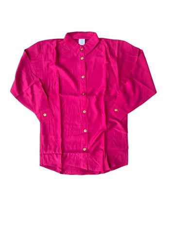 Chemisier vintage rose fushia neuf taille 34/36