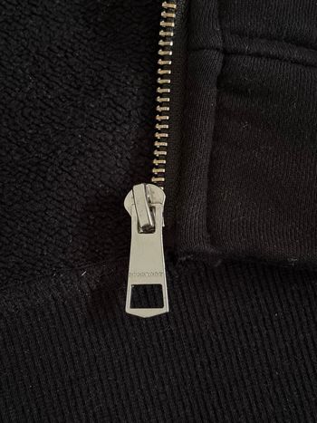 Veste zip burberry noir sans cordons 