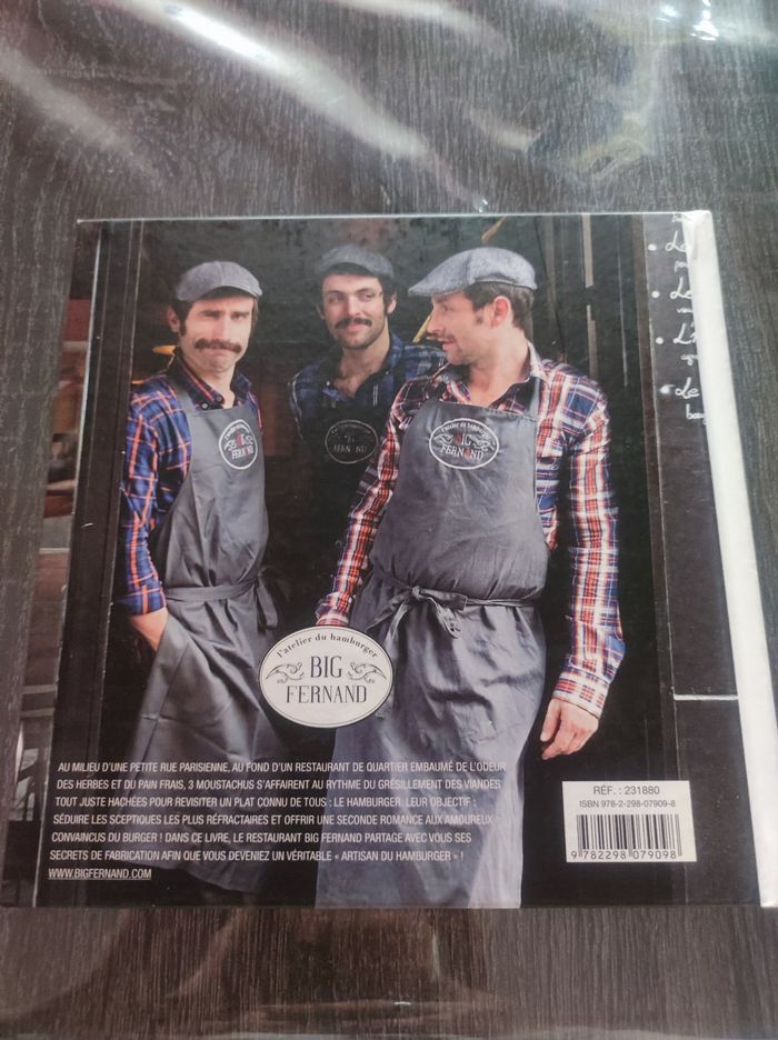 Livre cuisine - L'atelier du hamburger de Big Fernand - photo numéro 2