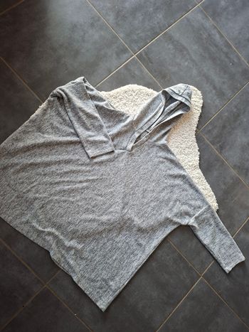 2 haut pull Gris souple L 40 42