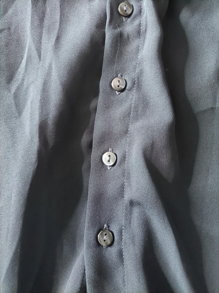 Blouse / Chemise manches courtes – Bleu roi Kiabi Taille M - photo numéro 3