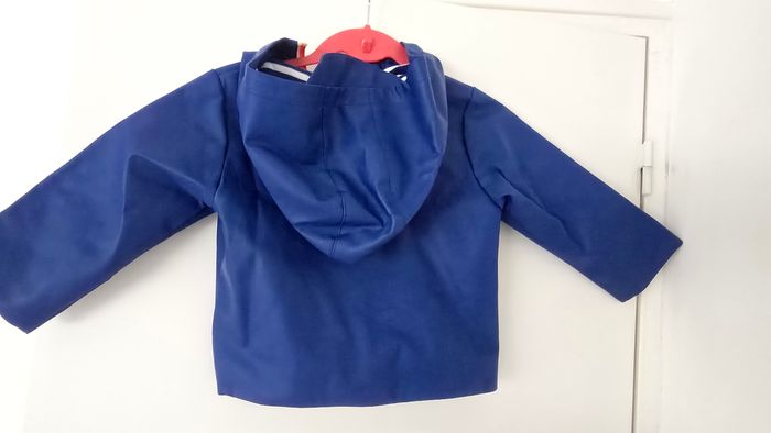 Beau impermeable doublé bleu 36 mois Jacadi - photo numéro 2