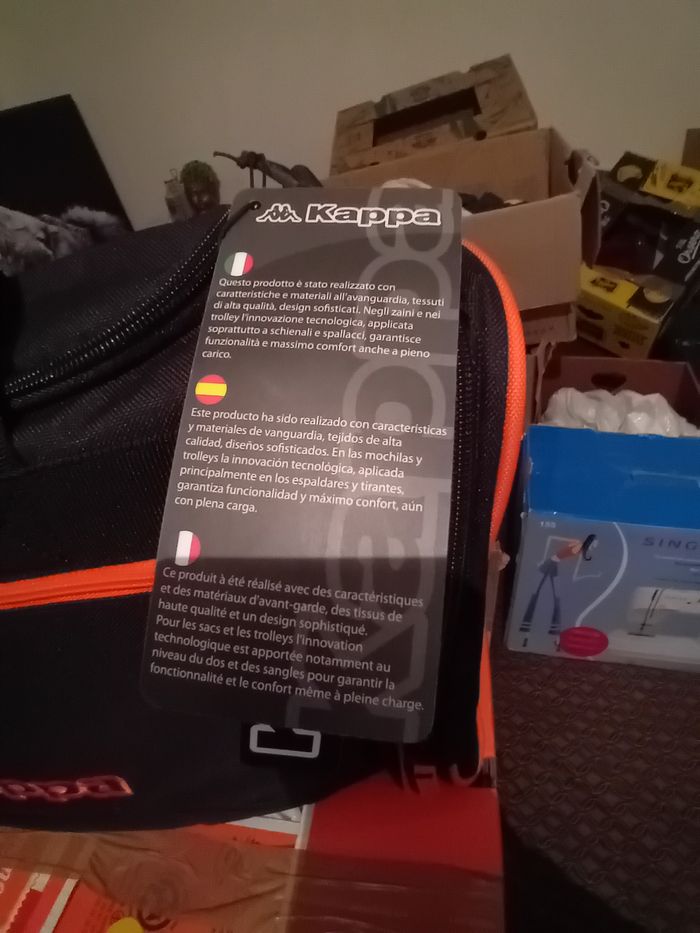 Sac de sport neuf kappa - photo numéro 3