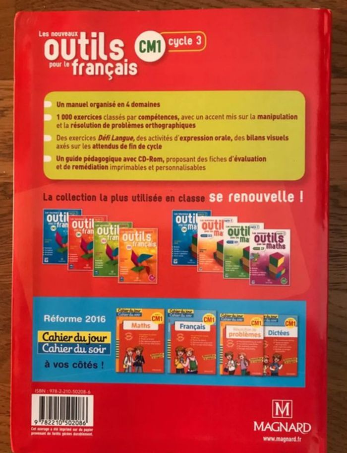 Les Nouveaux Outils pour le Français CM1 - Manuel de l'élève - photo numéro 2