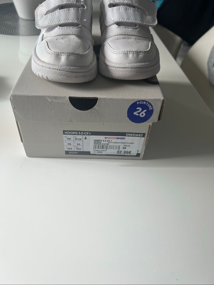 Basket blanche adidas - photo numéro 2