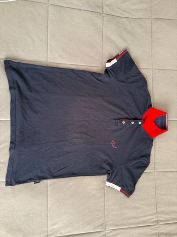 Polo bleu marine et rouge Gorgio Di mare homme très bon état