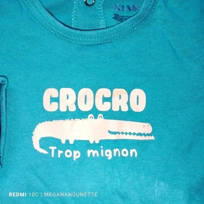 🦖 Pyjama grenouillère Kiabi - 9 mois / 71 cm 💙 - photo numéro 3