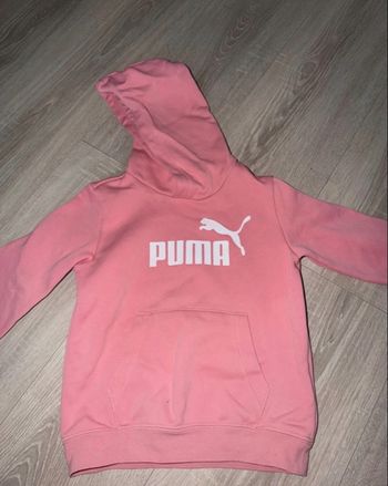 Sweat à capuche puma fille taille 5-6 ans 