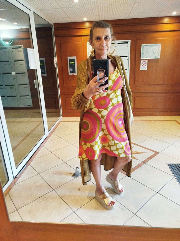 Robe 👗 coton asymétrique made in Népal - photo numéro 8