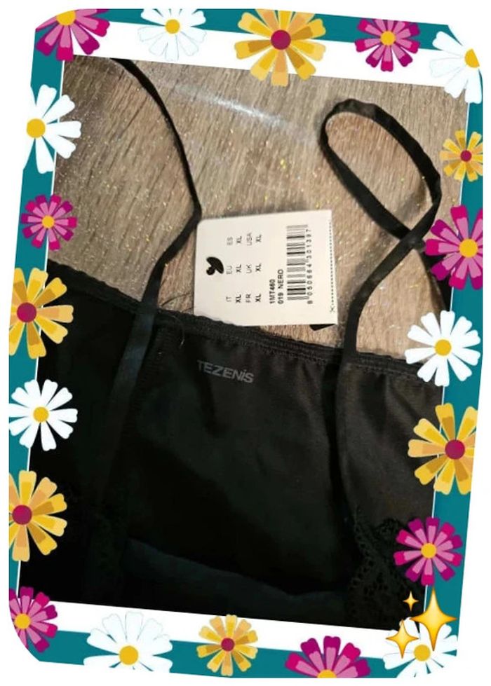 🌙 Pyjama satin noir 2 pièces Tezenis – Taille XL – Jamais porté 🖤 - photo numéro 5