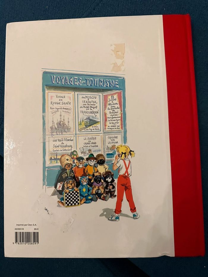 Caroline en Russie Pierre Probst Hachette Jeunesse livre bd reliure rouge édition limitée - photo numéro 2