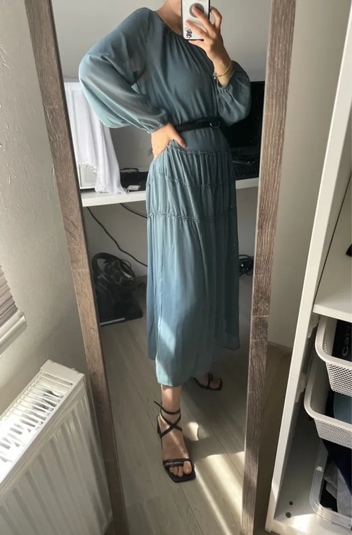 Robe longue en mousseline - photo numéro 2