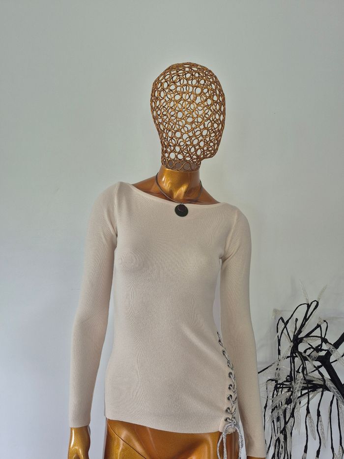 Pull Femme Crème Taille Unique