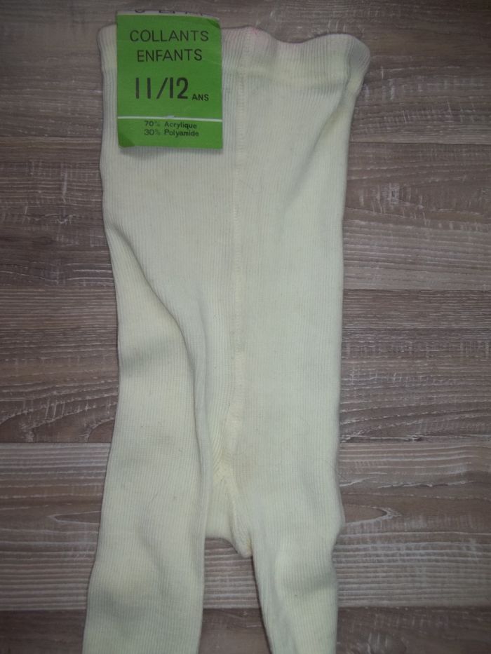 Collant acrylique clair 11/12 ans - photo numéro 3
