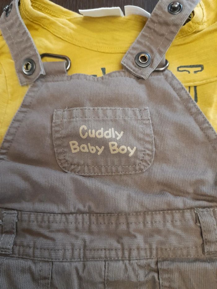 Ensemble salopette plus t-shirt 3 mois - photo numéro 2