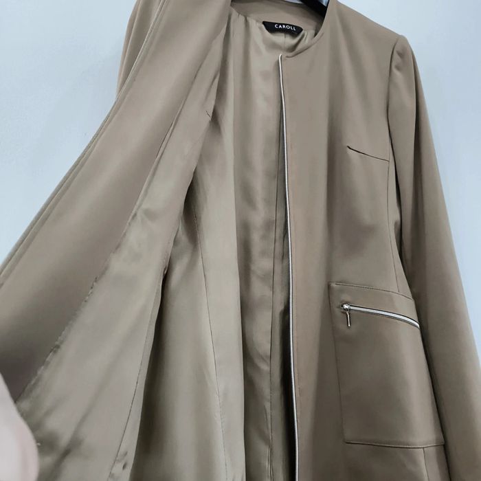 Veste longue Caroll taille 40 - photo numéro 6