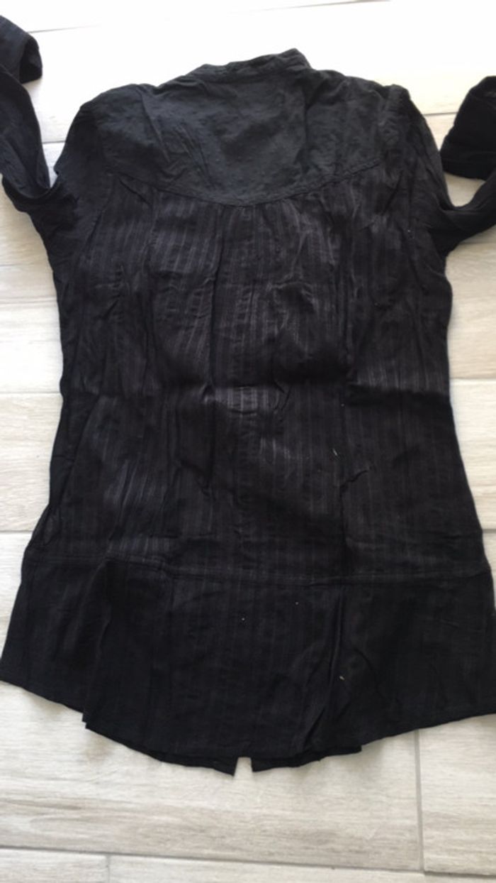 Chemise longue à motif - photo numéro 4