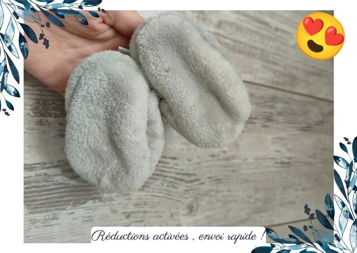 Chaussons Mickey gris - photo numéro 4