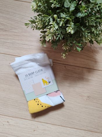 Lot de 3 langes 30x30 Neuf 🌸