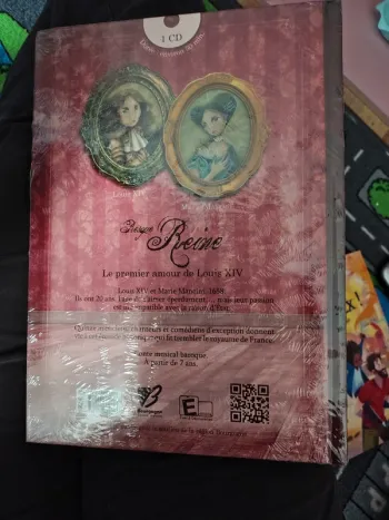 Livre cd presque reine le premier amour de louis 14 culture lecture 7 ans