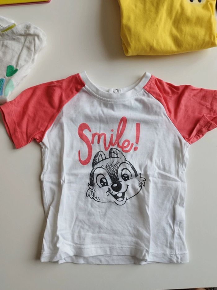 Lot tee-shirt bébé garçon 18 mois - photo numéro 5