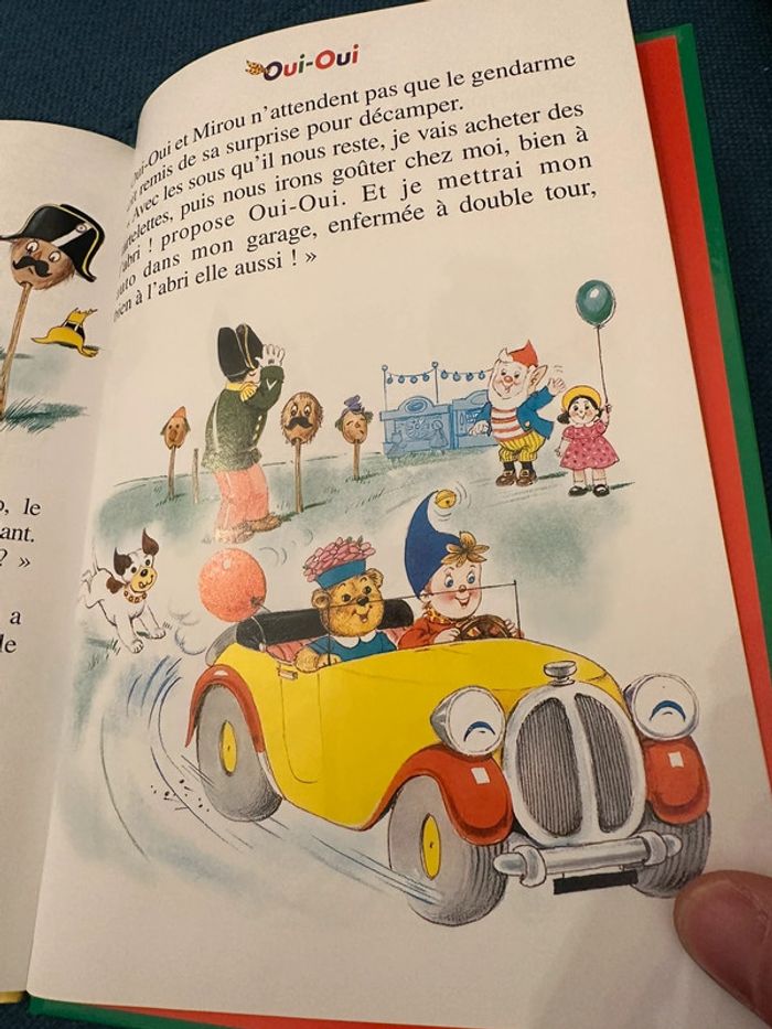 Livre album vintage Oui-Oui à la fête Hachette bibliothèque des petits je lis avec Maman - photo numéro 4