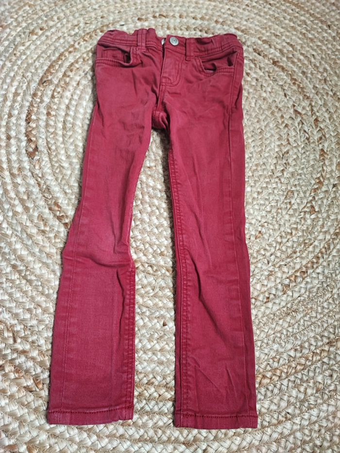 Skinny bordeaux Kiabi