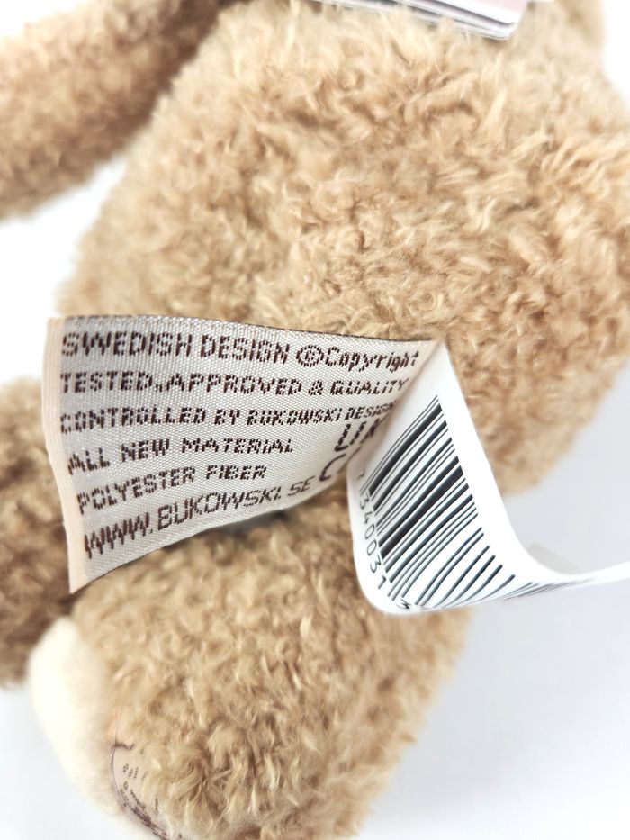 Peluche Ourson Bukowski - "Nobody is Perfect" - 25 cm Neuf - photo numéro 8