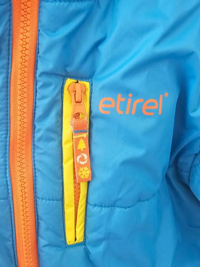 Veste /manteau ski bleu /jaune garçon 10ans/elite aquabade - photo numéro 2
