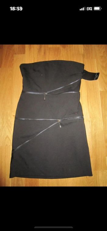 Jolie robe bustier noire Zara neuve xs
