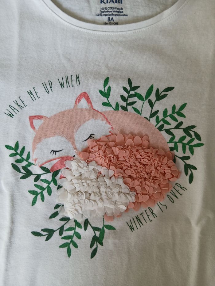 T-shirt longues manches renard