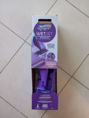 Balai Swiffer wet jet neuf microfibre lavable 