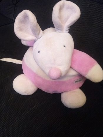 Doudou hochet souris