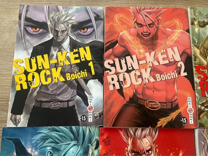 Lot de 10 manga sun ken rock - photo numéro 2