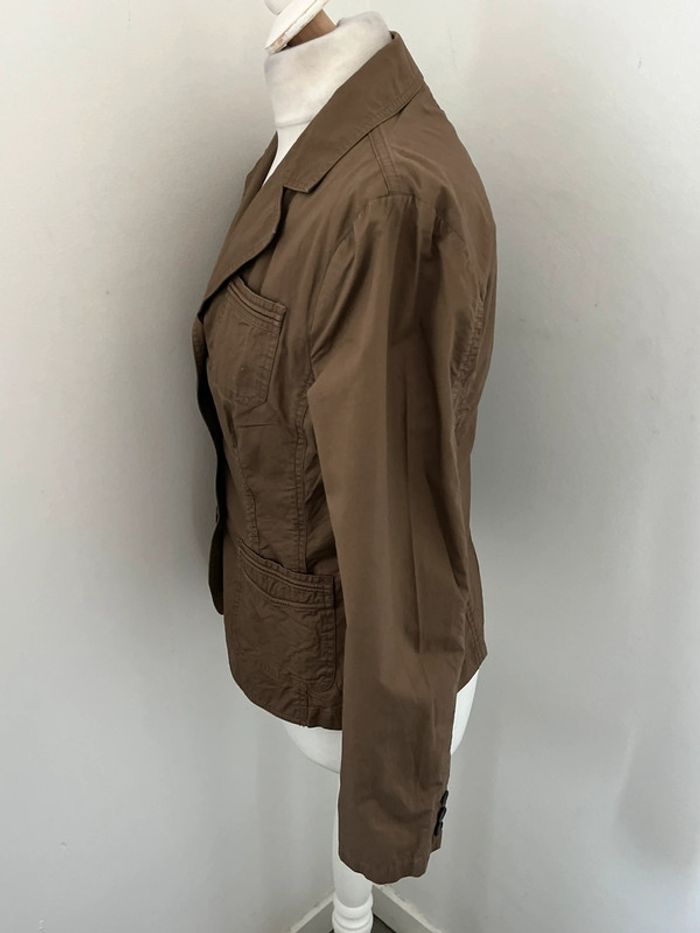 Veste blazer marron esprit L - photo numéro 4