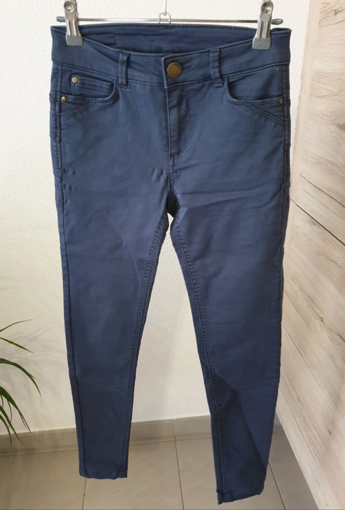Pantalon skinny bleu marine
