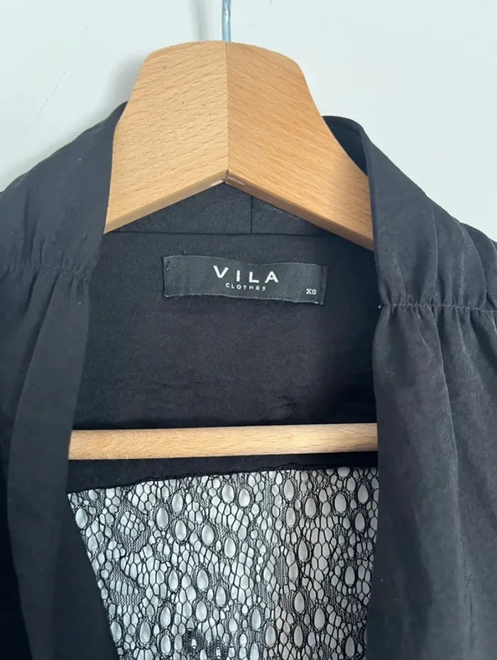 Combi short satinée noire Vila - photo numéro 5
