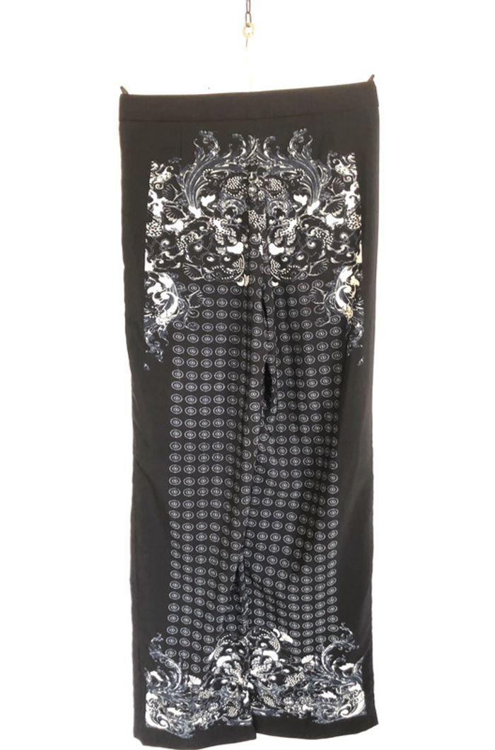 Pantalon bleu marine fluide style paréo motifs H&M taille 34 36 neuf - photo numéro 7