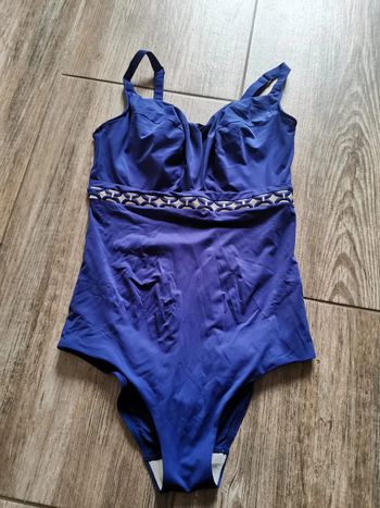 Maillot de bain 1 pièce violet Chantelle avec armatures seins 90 F