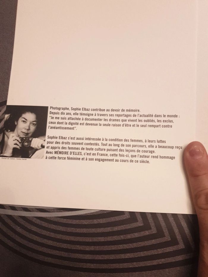 Mémoire d'elles Sophie elbaz - photo numéro 2
